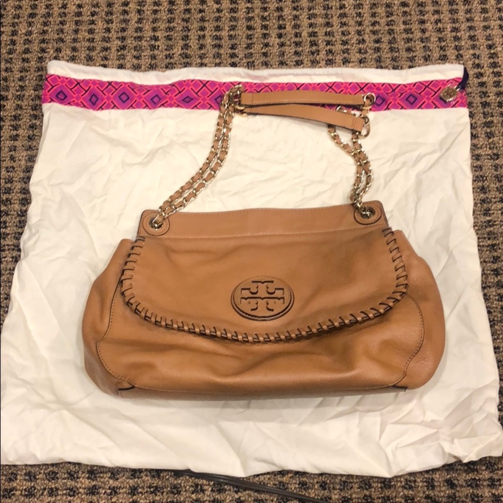 Tory Burch Marion saddle Bag brown